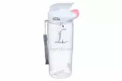 Бесконтактная бутылка спортивная пластиковая "Esloe pink" 500ml 67-324