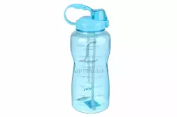 Бутылка спортивная пластиковая голубая 3000ml 67-034