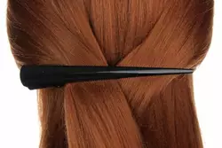 Боковой зажим для волос металлический 12,5см 1-202069