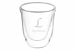 Склянка скляна з подвійним дном 200ml 671-057