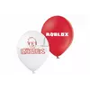 Воздушный шарик (B105 30 см) Роблокс, микс, белый, красный, 25шт., 251-16461