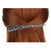Боковой зажим для волос металлический 12,5см 1-202076