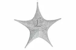 Звезда декоративная серебрянная (80 см) 5-64854