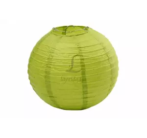 Паперова кулька оливкова 20 см