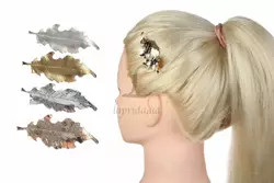 Зажим для волос в форме листиков (4 расцветки)