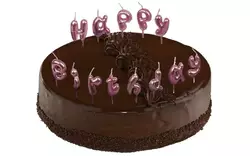 Набір свічок "Happy Birthday" (рожевий) 5-84593