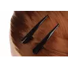 Боковой зажим для волос металлический 8см 1-202052