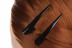 Боковой зажим для волос металлический 8см 1-202052