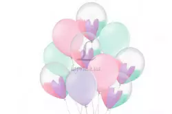 Набір повітряних кульок "Браш Макарун", 10шт. в уп. 251-9258