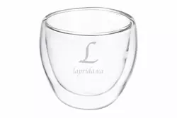 Набір склянок з подвійними стінками ЕСПРЕССО 80ml 671-187