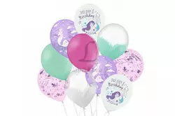 Набір кульок "Русалонька Happy Birthday" без обкладинки, 10 шт. 251-14351