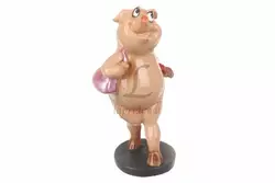 Сувенир "Свинка с сумочкой"