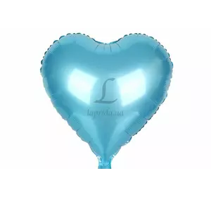 Повітряна куля у формі серця синя (45см) 5-80915