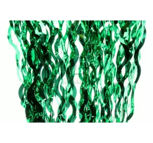 Шторка для фотозоны "02 Волна" (1х2м)  зеленая 5-77410