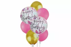 Комплект повітряних куль "Happy Birthday" 5-81363