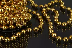 Перли на нитці золото (12мм х 10м) 5-77090