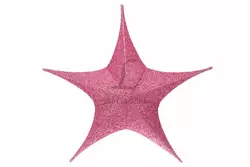 Звезда декоративная розовая (65 см) 5-64816
