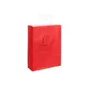 Паперовий пакет білий кольоровий з ручками (320*120*420 мм) червоний 2-66926427