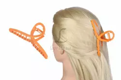 Краб для волос оранжевый 1-193015