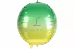 Повітряна кулька обмре овальна (жовто-зелена)