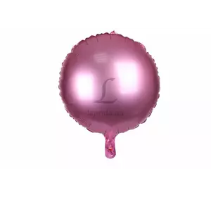 Повітряна кулька матова кругла (рожева)