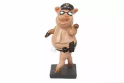 Сувенир "Свинка-полицейский"