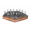Свічки "Happy Birthday" (срібло) 5-71401