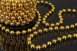 Перли на нитці золото (10мм х 10м) 5-77045