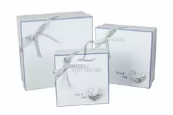 Подарункова коробка HL-PVC-2 (комплект 3шт.) 76-2962