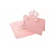 Посадочные карточки "Карета" розовые