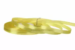 Стрічка атласна 7 мм (# 15) (жовта)