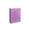 Паперовий пакет білий кольоровий з ручками (320*120*420 мм) фіолетовий 2-66926403