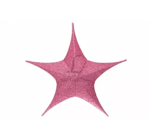 Зірка декоративна рожева (65 см) 5-64816