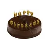 Набір свічок "Happy Birthday" (золото) 5-84562
