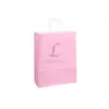Бумажный пакет белый с ручками (250*110*330 мм) розовый 2-66926175