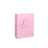 Бумажный пакет белый цветной с ручками ((320*120*420 мм) св. розовый 2-66926434