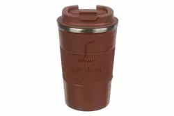 Термостакан "coffee 07" 380мл коричневый 61-6126