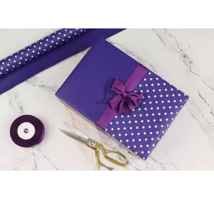 Папір пакувальний "Тон фіолет+горішок фіолет"  в рулоні (0,7м х8м) 70г/м2   255-6789